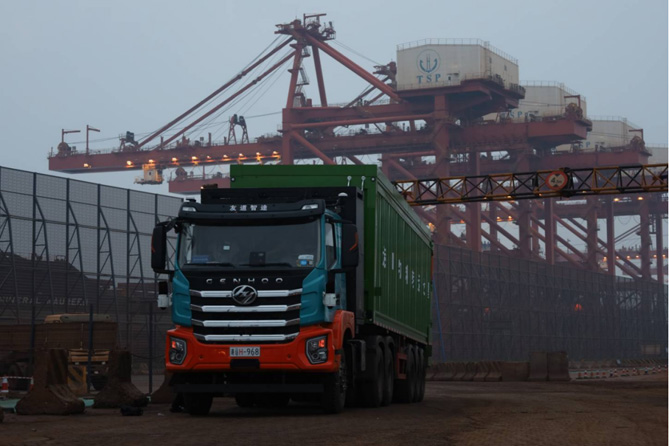5G+L4级纯电动智能重卡开辟新场景 京唐港启动测试运营