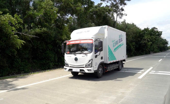  物流专家亲历欧马可智蓝ES1新智版纯电轻卡极限续航挑战