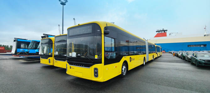 敲响新春“开门红”！287辆宇通纯电动客车陆续登陆挪威市场